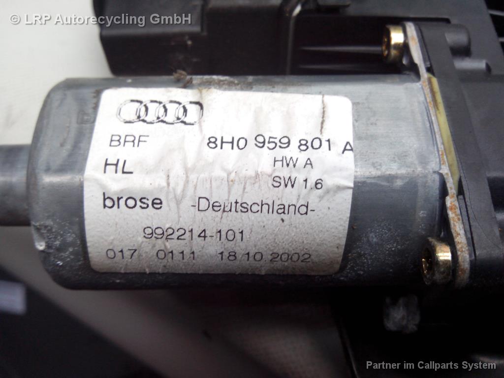 Audi A4 Fensterheber hinten links 8H0839397 Cabrio BJ2002