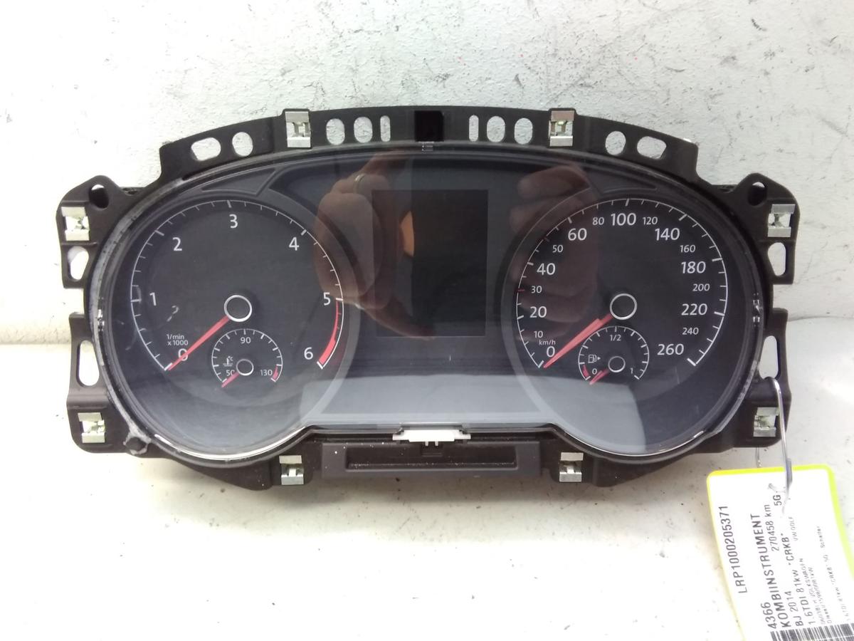 VW Golf VII original Kombiinstrument Tacho Diesel 5G1920741 1.6TDI 81kw BJ2014