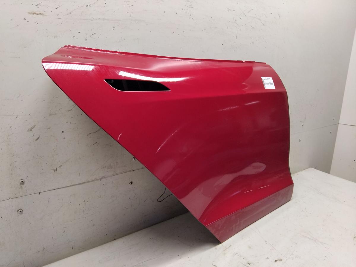 Tesla Model S T&uuml;r hinten rechts dunkelrotmetallic PPMR sunset red Bj.2019