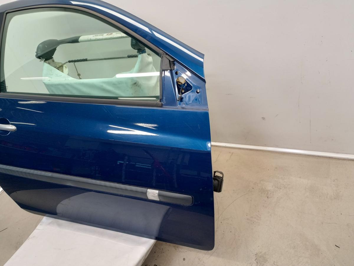 Renault Clio III Tür vorn rechts Beifahrertür 3-türig BJ2006 NV432 blau