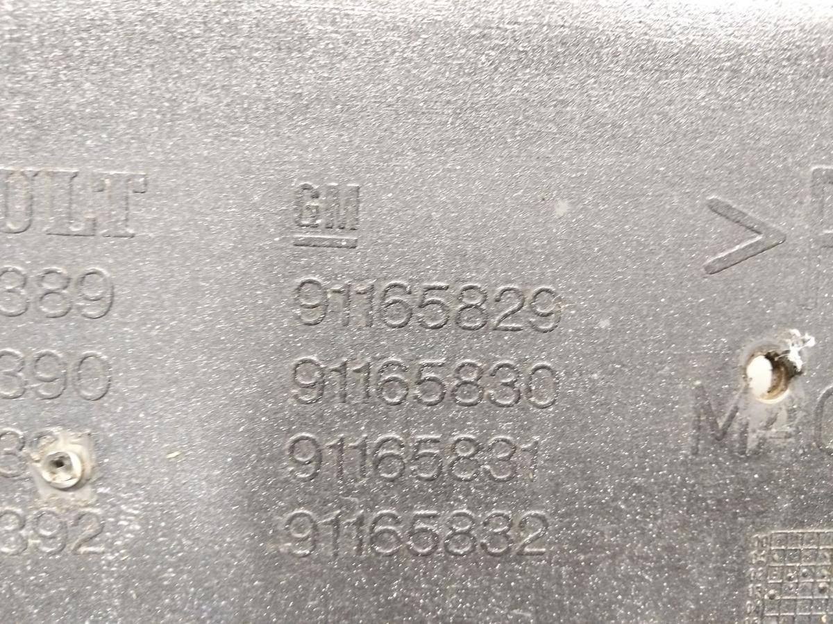 Opel Vivaro A original Stossf&auml;nger Sto&szlig;stange vorn BJ2003 L298 mitternachtschwarzmetallic