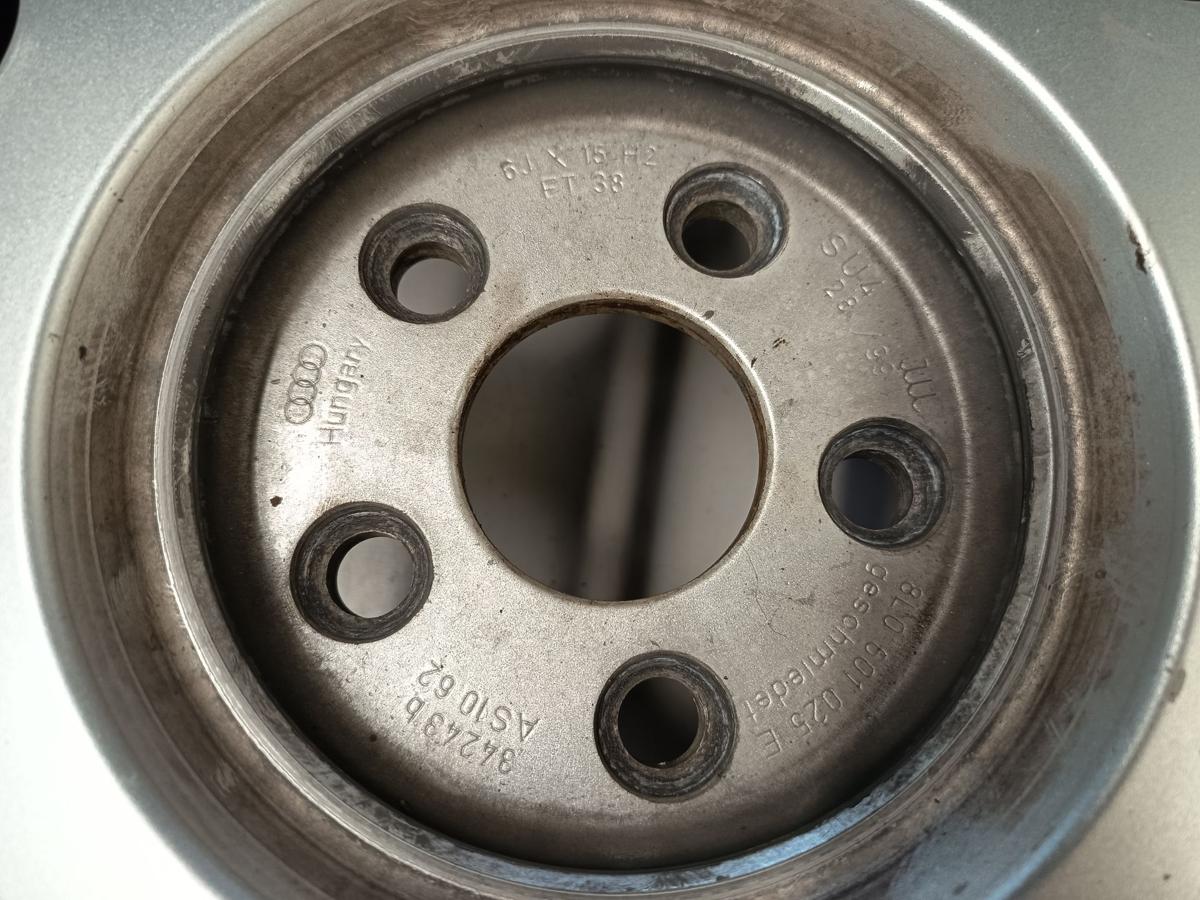 Audi A3 8L original Alufelgensatz 6x15 ET38 8L0601025E Baujahr 1997