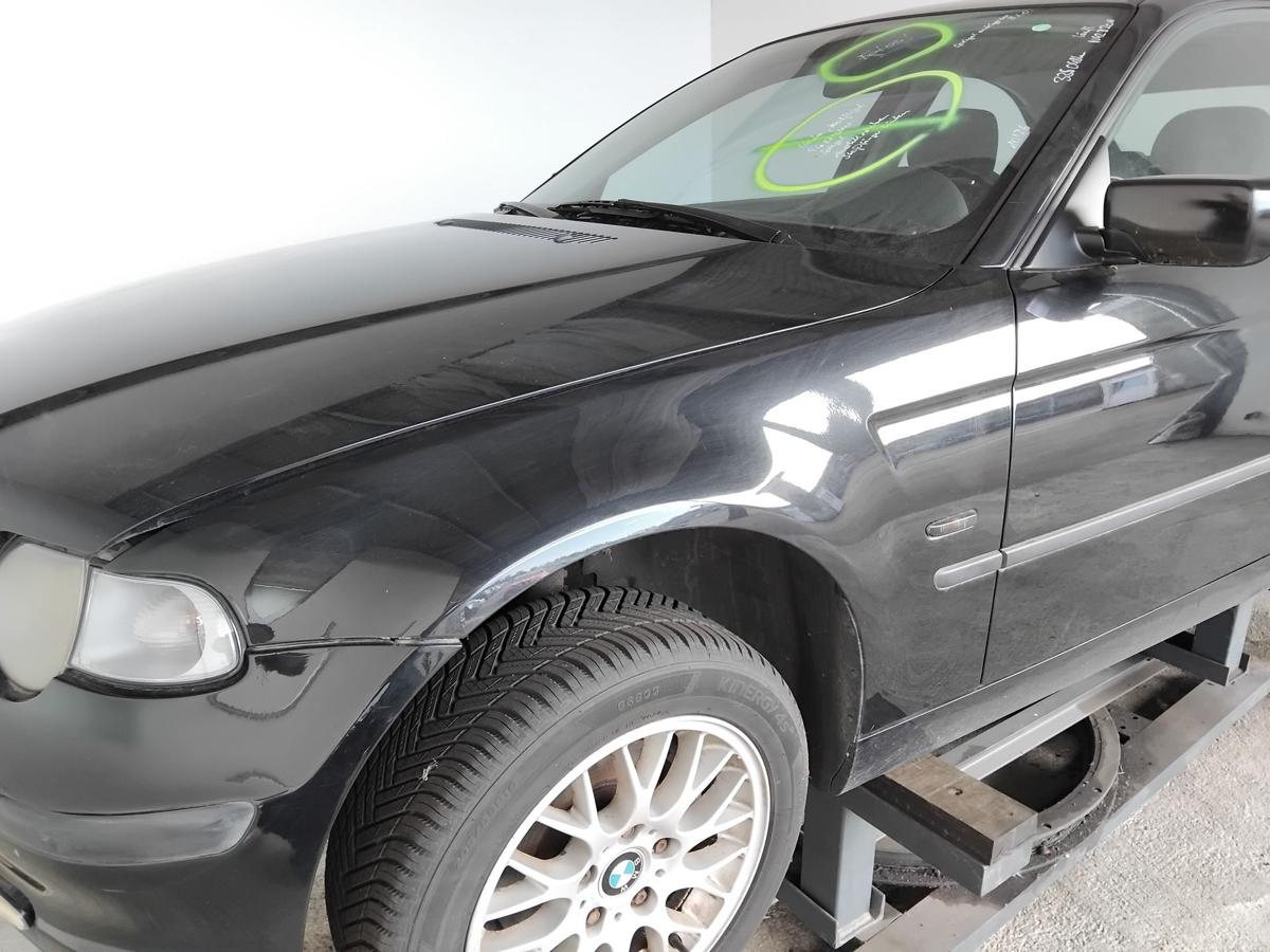 BMW 3er E46 Compact original Kotfl&uuml;gel vorn links 475 Blacksapphiremet. BJ2002
