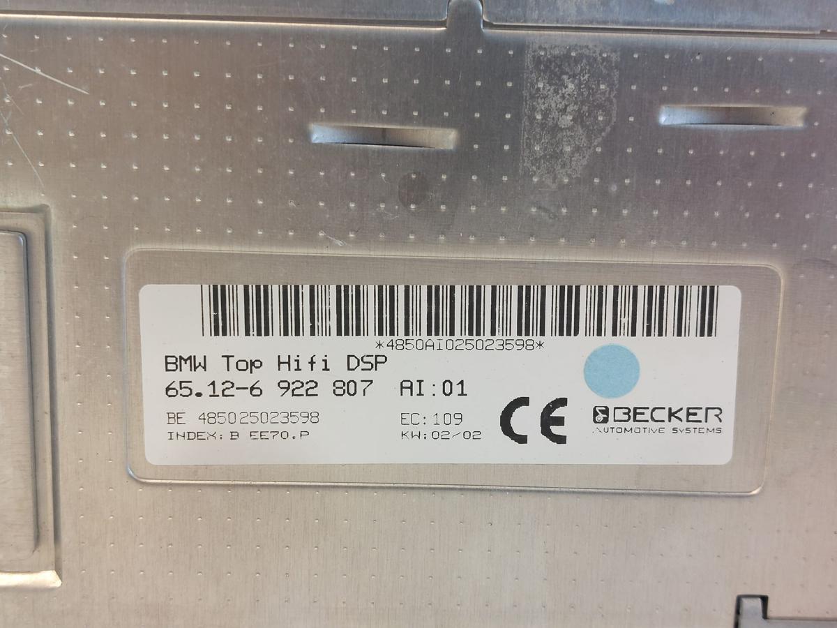 BMW 7er E65 Soundverstärker Audio Amplifier Top Hifi DSP Logic 7 Becker