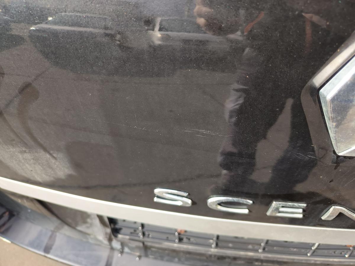 Renault Grand Scenic 3 original Heckklappe mit Scheibe 676 Perlschwarz Bj 2009