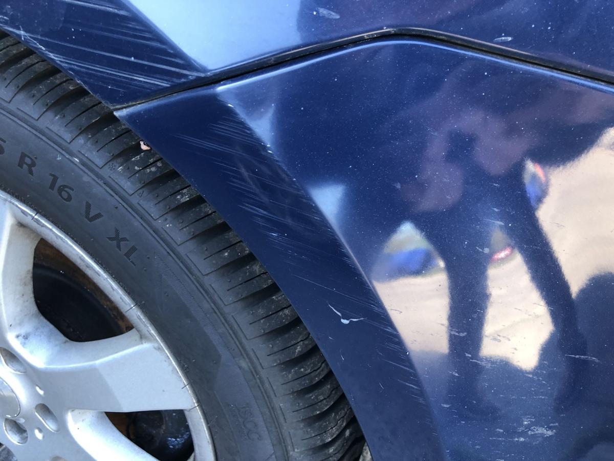 Ford C Max DM2 ab 07 Sto&szlig;f&auml;nger vorn Frontsch&uuml;rze mit Nebel Facelift Blazer blau