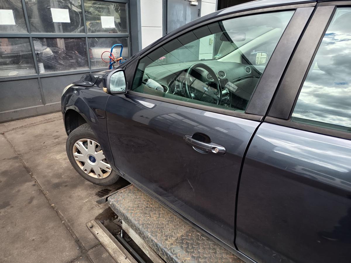 Ford Focus DA3 original T&uuml;r vorn links Fahrer Rohbau Indianapolisblau Bj 2009