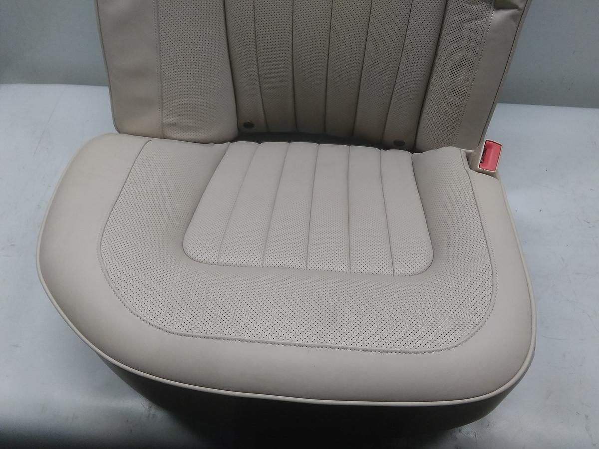 VW Phaeton GP3 Sitz hinten rechts mit Massagefunktion Leder beige Bj.2010