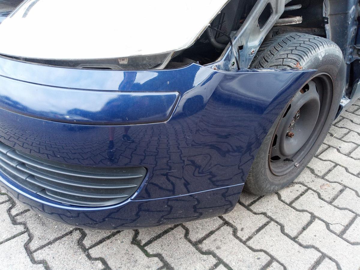 Citroen C4 Coupeoriginal Stoßstange Stossfänger vorn KPU Blau Oriental Bj.2007