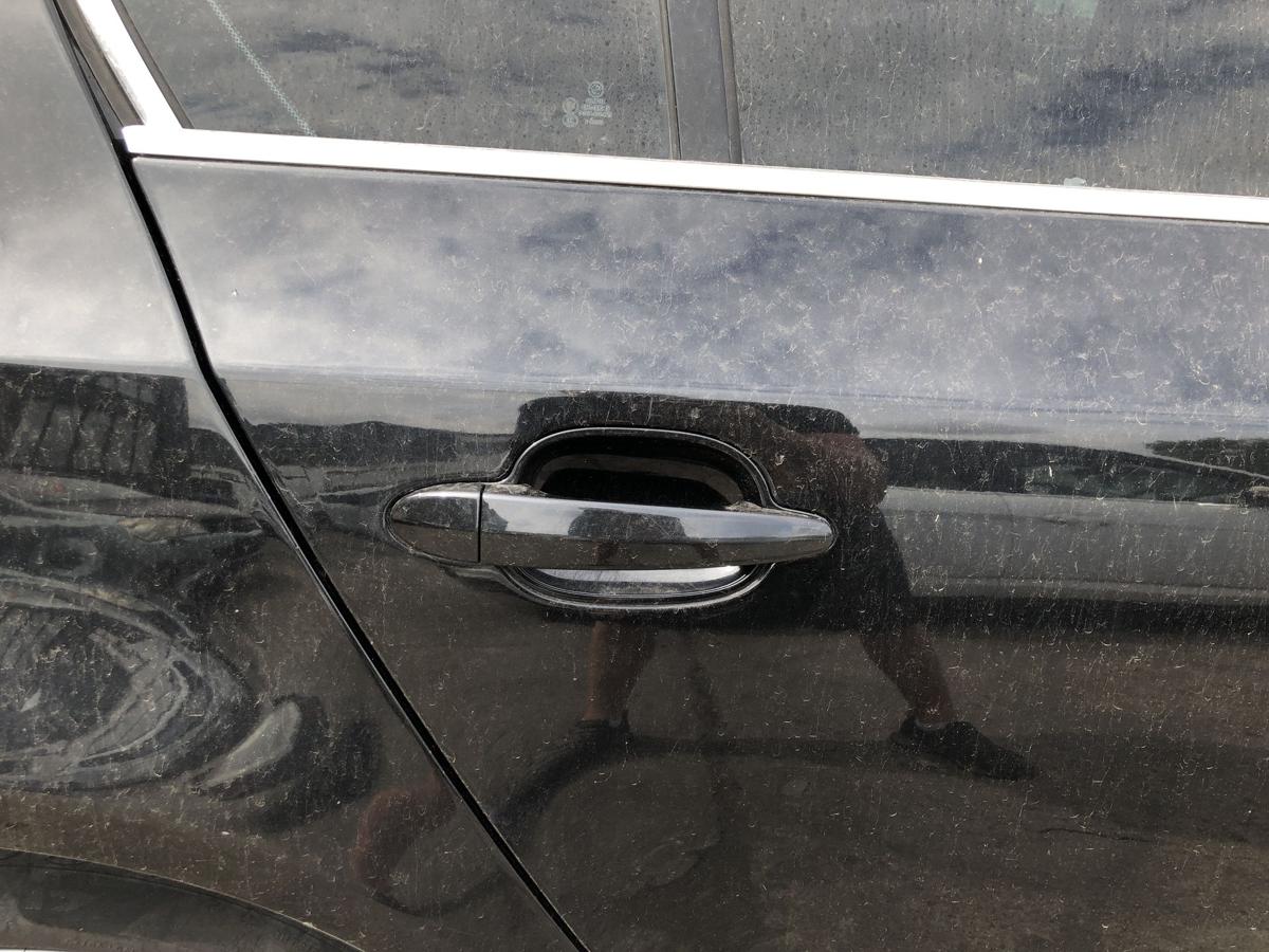BMW 5er E60 LCI T&uuml;r hinten rechts Fondt&uuml;r im Rohbau 475 Blacksaphire Metallic