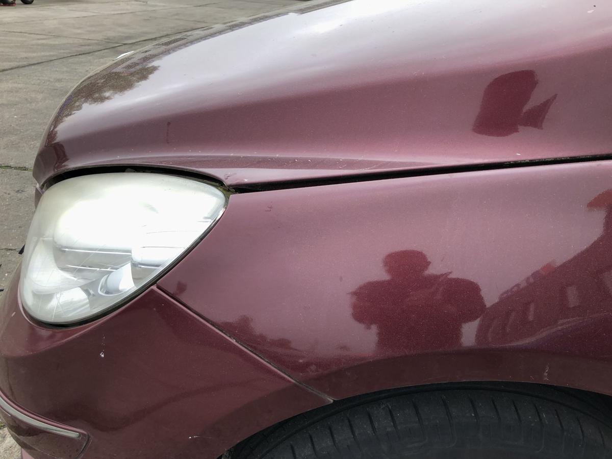 Mercedes B Klasse W245 Kotfl&uuml;gel vorn links Fahrerseite 597 Saturnrotmet
