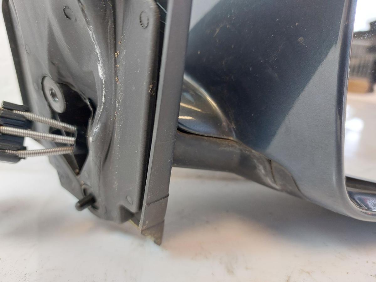 VW Polo 9N 9N1 Außenspiegel rechts Spiegel manuell LC7V Blue Anthrazit