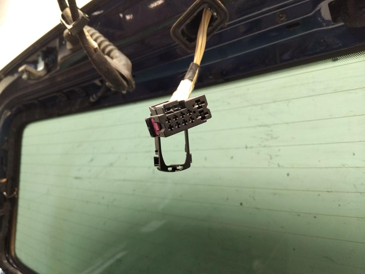 VW Touran 1T original Heckklappe LB5N Indigoblau mit Heckscheibe BJ2003 ROST