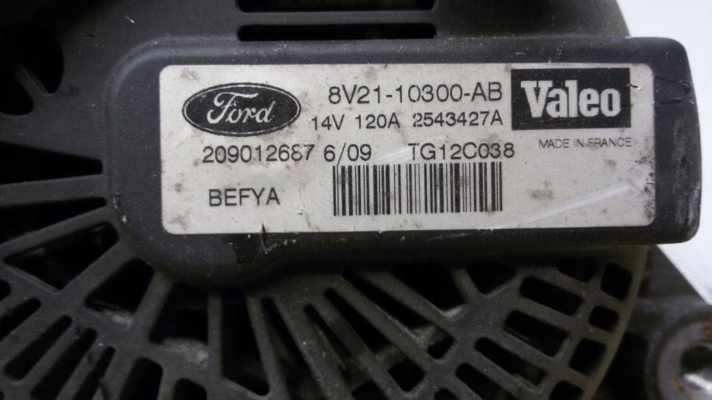 Ford Fiesta JA8 BJ2009 Lichtmaschine 120A 8V2110300AB 1.6TD 66kw HHJD