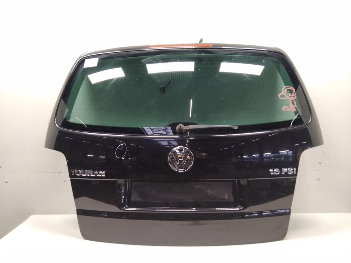 VW Touran 1T Heckklappe schwarzmetallic LC9Z mit Heckscheibe Bj.2003