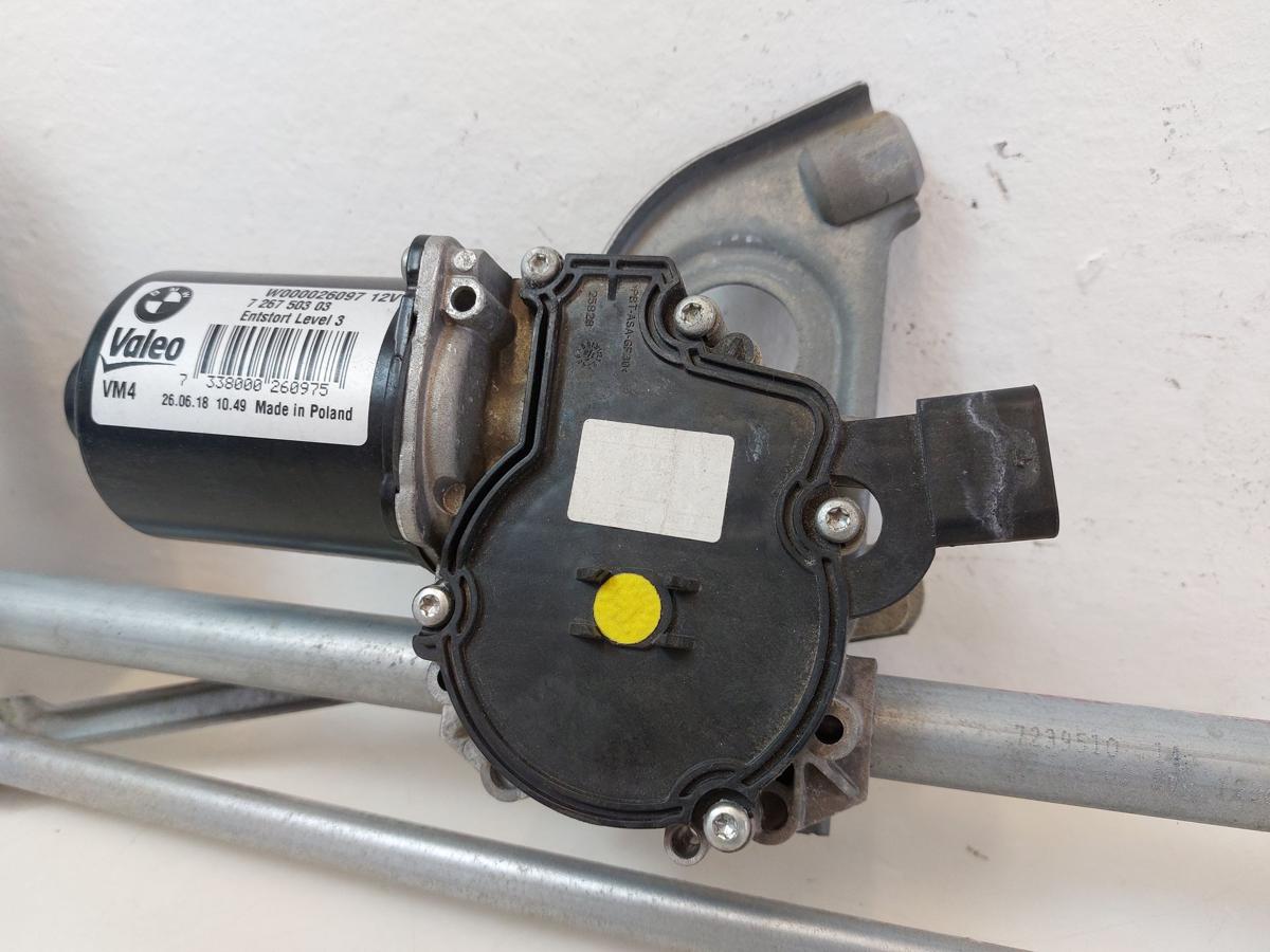 BMW 1er F21 M140i LCI Wischergest&auml;nge Wischerantrieb mit Wischermotor Valeo