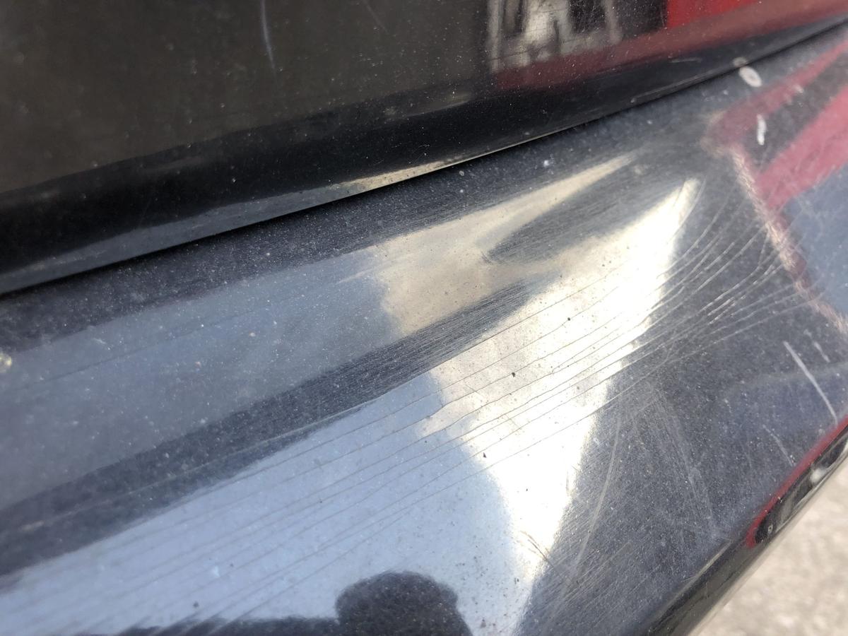Opel Meriva B Stoßfänger hinten Heckschürze ohne PDC 2HU Saphirschwarz Bilder