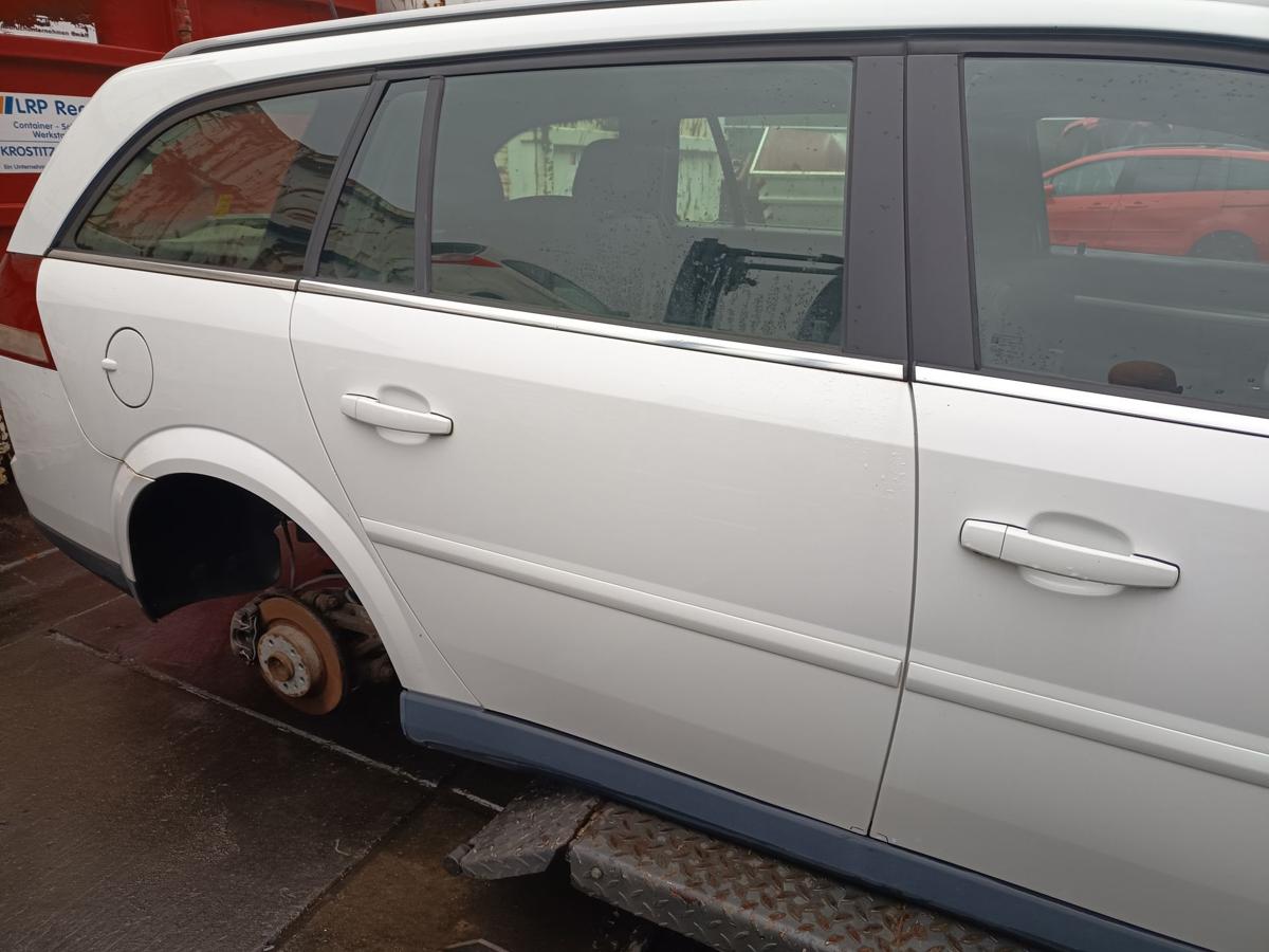 Opel Vectra C Caravan orig Tür hinten rechts Kombi Z474 weiß Bj 2008