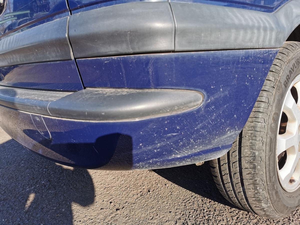 Opel Zafira A Stossf&auml;nger Stossstange Bumper hinten Z20Z Atlantikblau