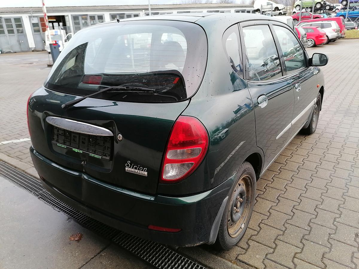Daihatsu Sirion M1 Tür hinten rechts G37 Green Pearl BJ01-04