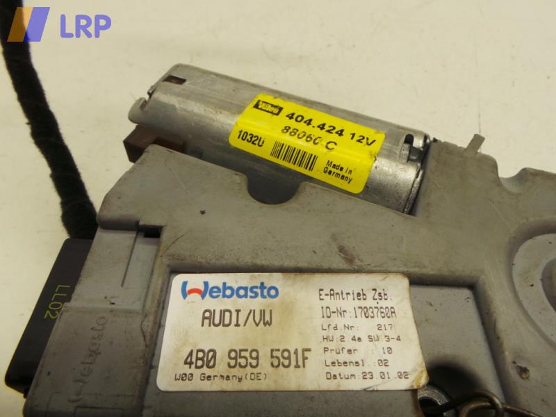 Audi A4 B6 8E Schiebedachmotor Solardach 4B0959591F 404424 VALEO BJ2001