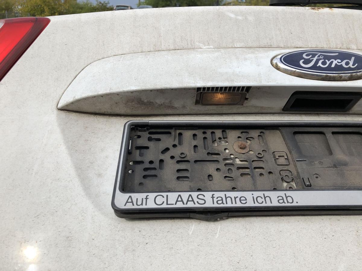 Ford C-Max CB7 Heckklappe mit Scheibe im Rohbau Frost Wei&szlig; NICHT Grand C-Max