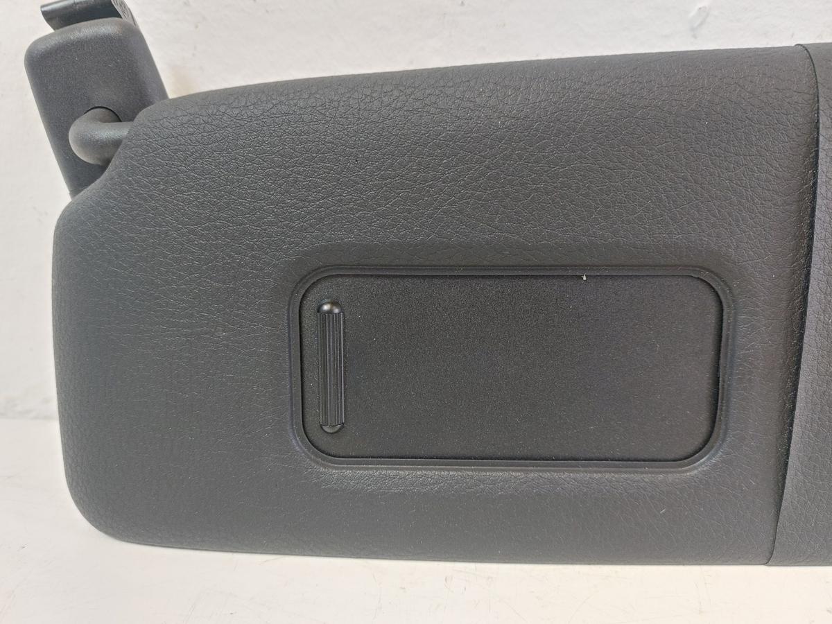 BMW 1er F21 M140i LCI Sonnenblende vorn links mit Spiegel schwarz anthrazit