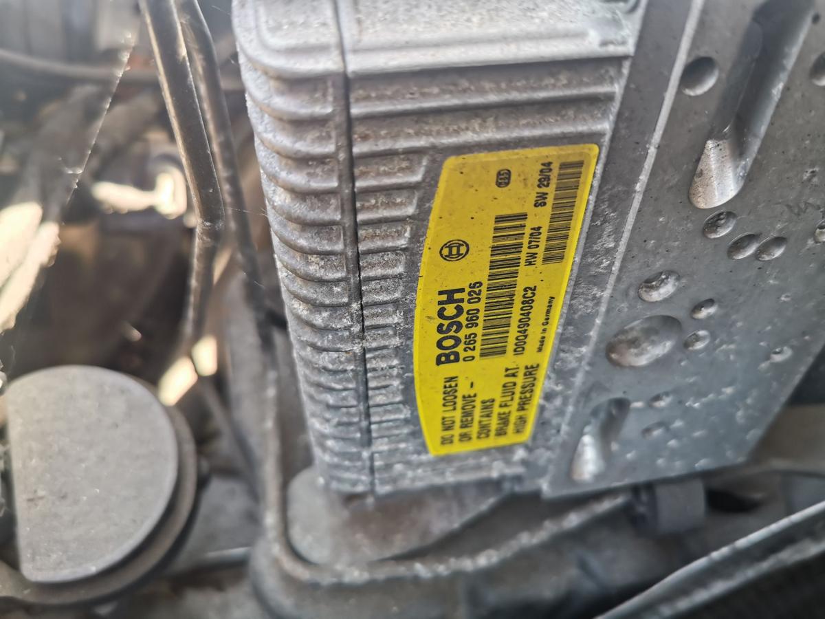 Mercedes E Klasse S211 ABS Hydroaggregat Steuergerät SBC Bastlerware DEFEKT TEXT