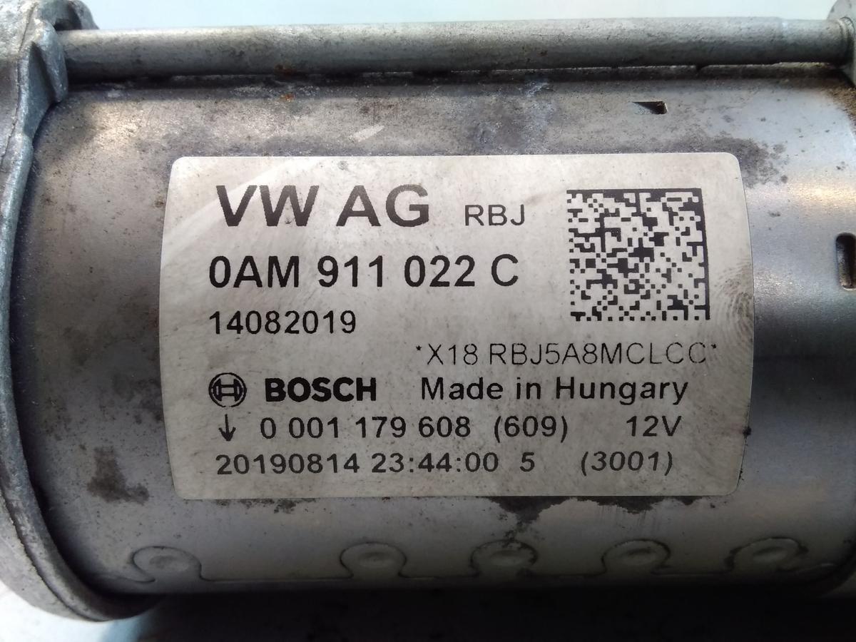 Seat Leon 5F original Anlasser Starter 1.5TSI 110kw 0AM911022C Bj.2019