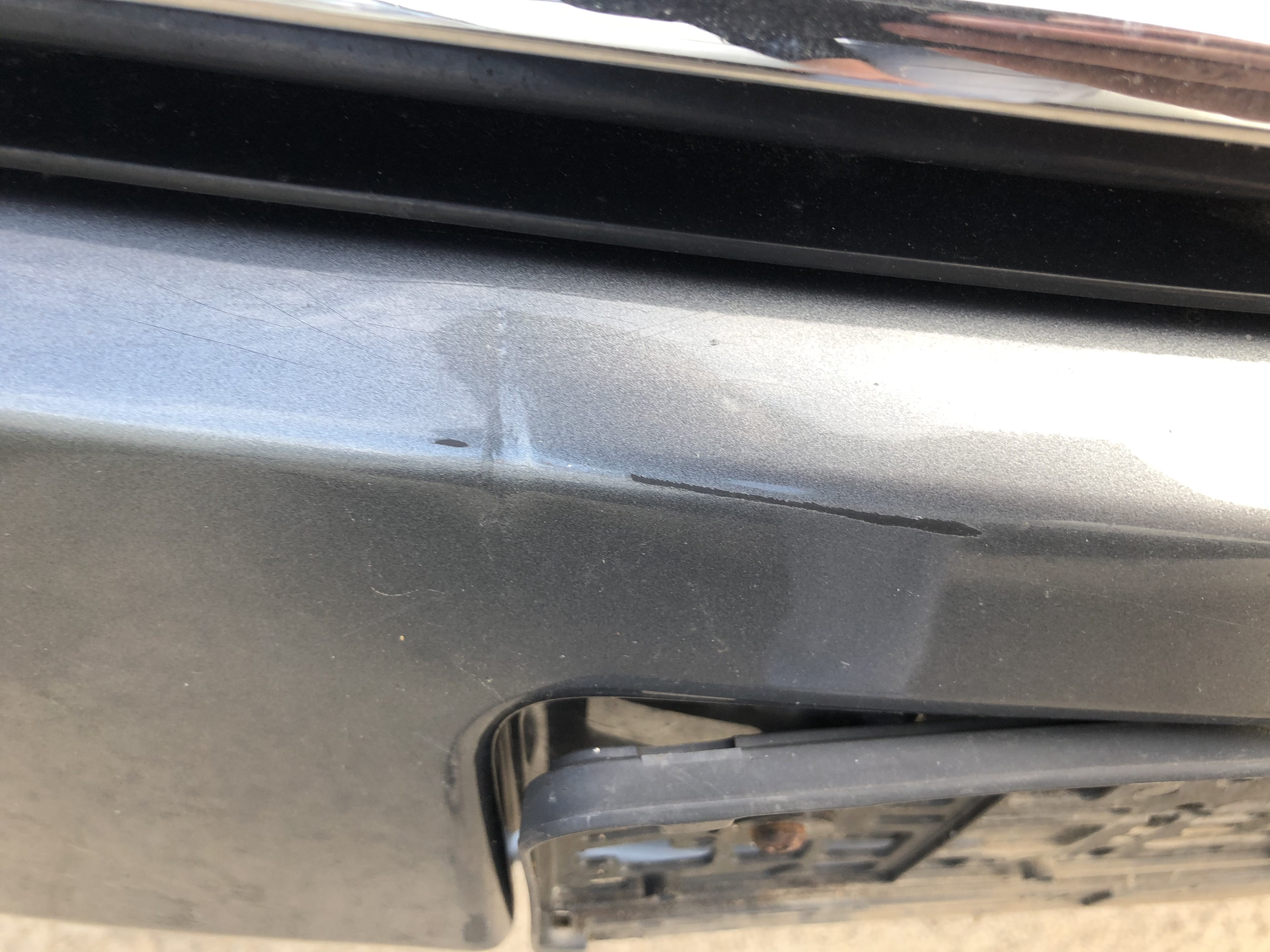 Nissan Primera P12 FLH Bj.03 Sto&szlig;f&auml;nger vorn grau KY5 Frontsto&szlig;f&auml;nger