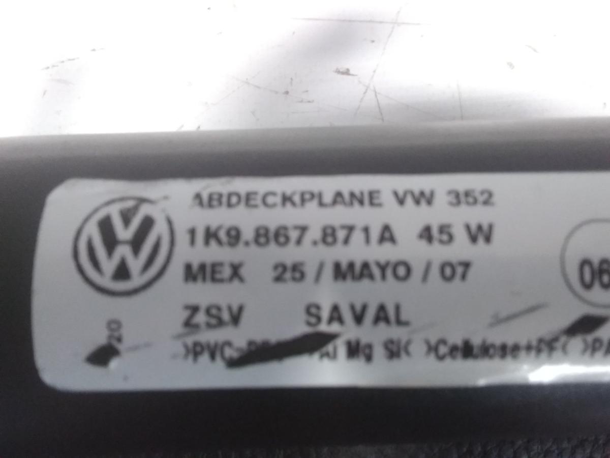 VW Golf 5 Variant orig. Laderaumrollo Abdeckung Kofferraum 1K9867871A45W BJ2007