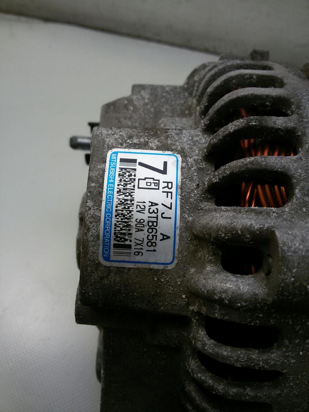 Mazda 3 BK BJ2007 original Lichtmaschine Generator 90A A3TB6581 MITSUBISHI 2.0TD 105kw RF7J