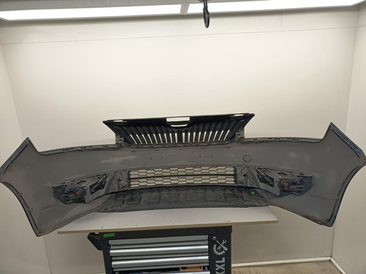 Skoda Rapid original Sto&szlig;stange vorne LF7Y Grau vor Facelift Baujahr 2016