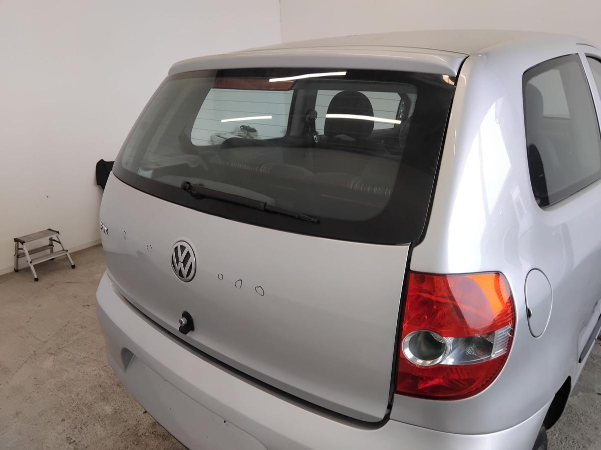 VW Fox 5Z Heckklappe LA7W reflexsilbermetallic mit Heckscheibe BJ2006