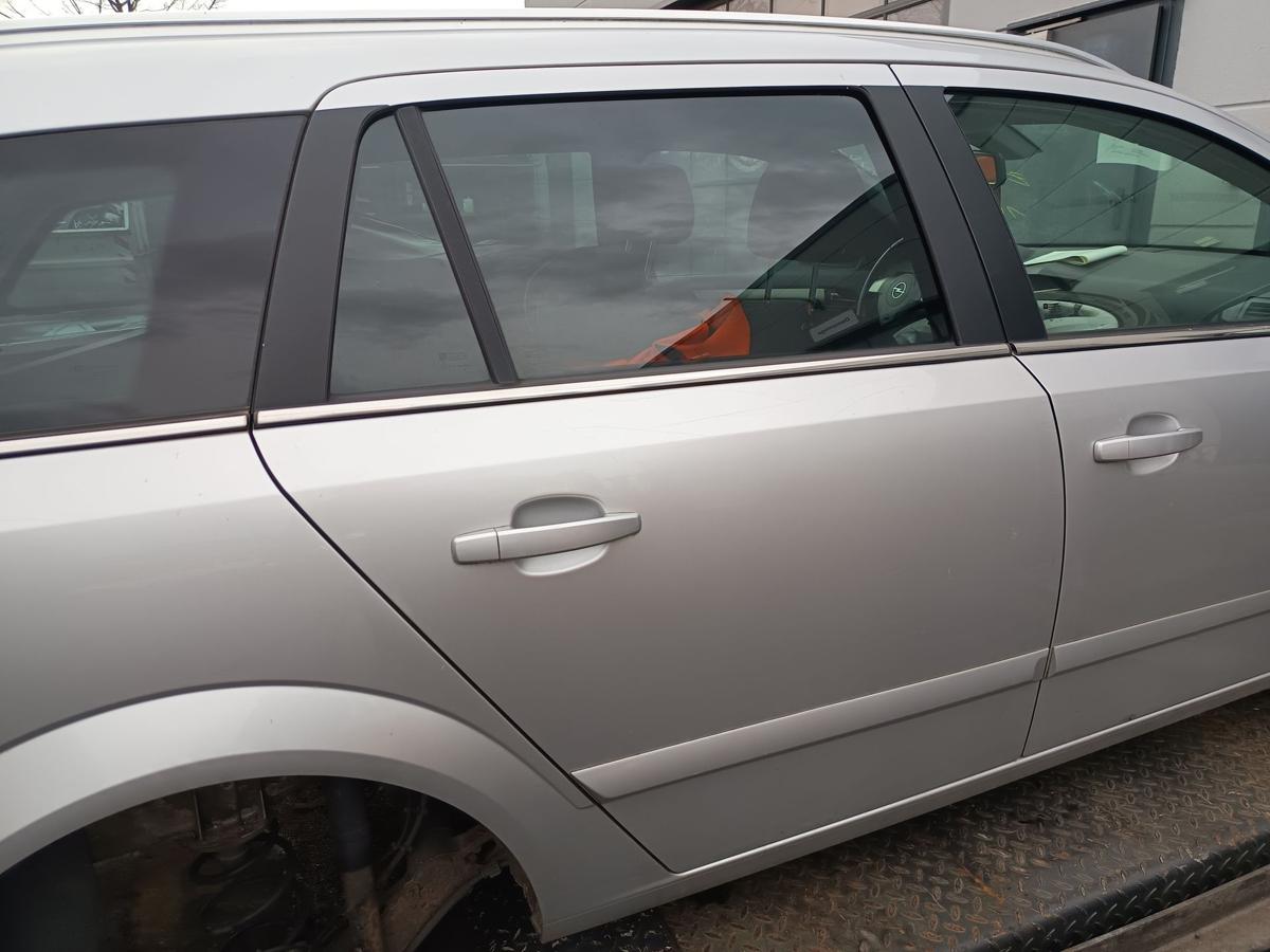 Opel Astra H Caravan Bj 2008 original Tür hinten rechts Z157 Starsilber III