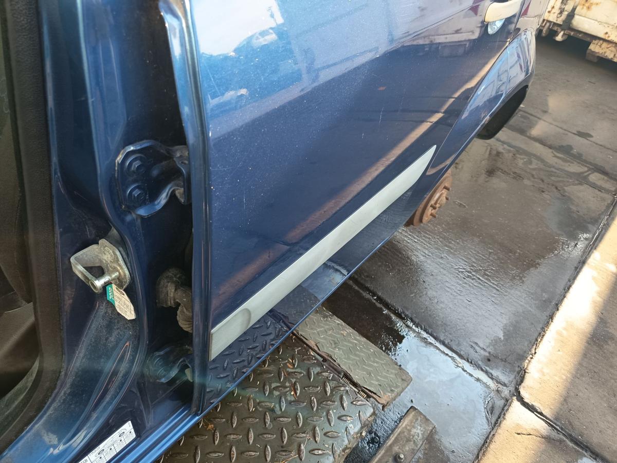 Ford Fiesta VI JH1 original T&uuml;r hinten links Fond C-Burmablau Bj 2007