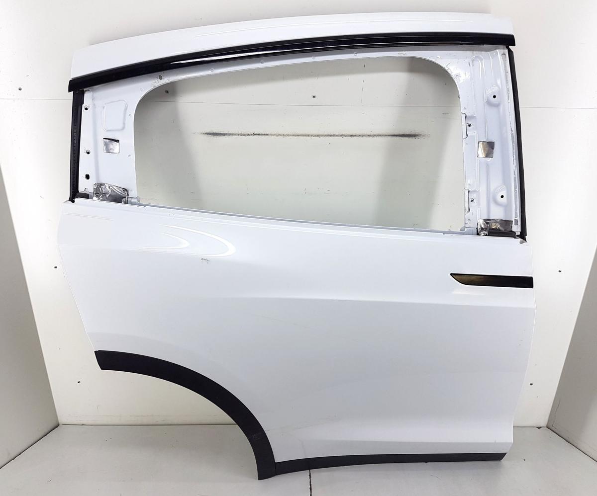 Tesla Model X T&uuml;r hinten rechts PPSW White Water Pearl Bj22 Falcon Wing Doors