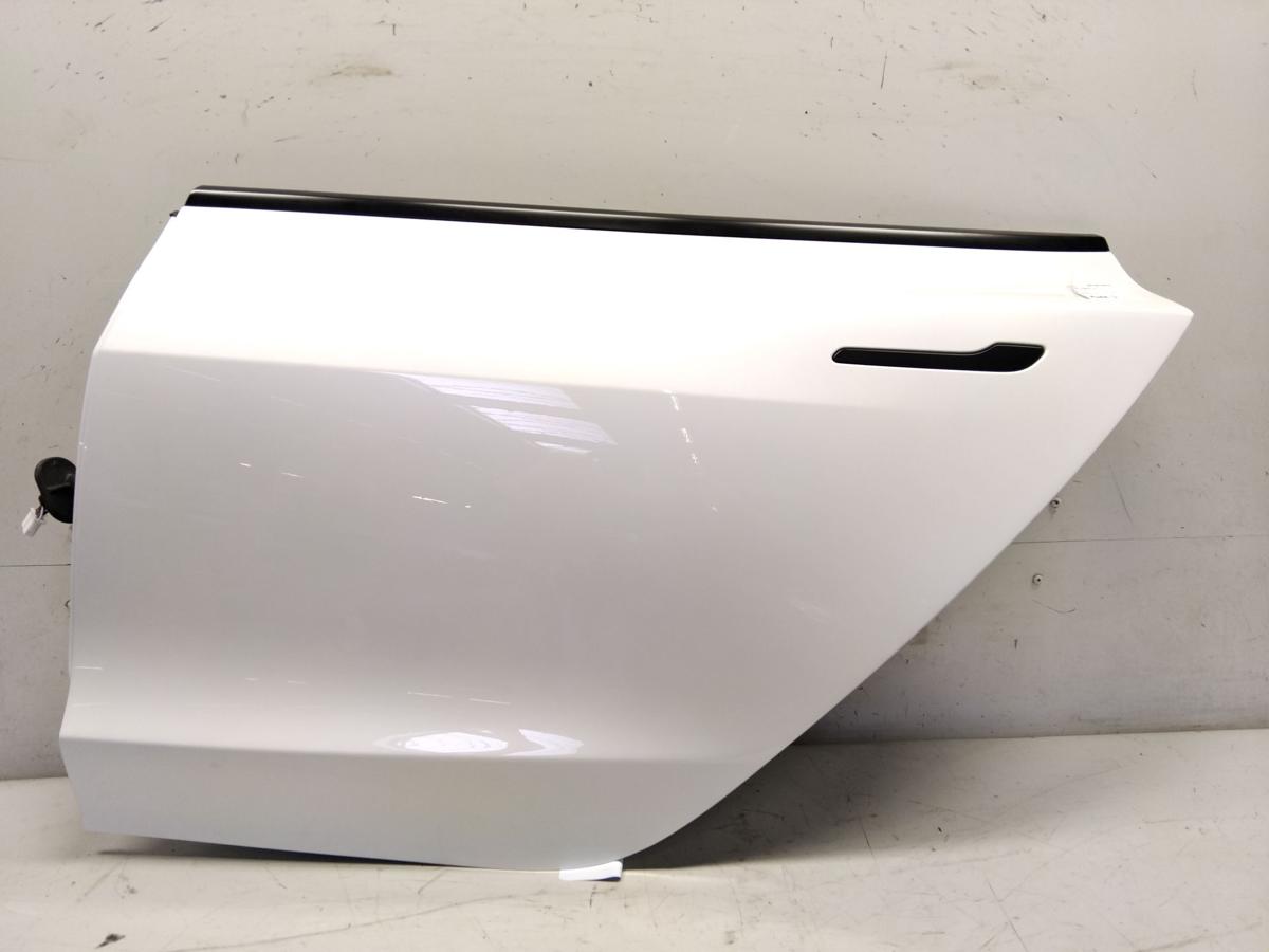 Tesla Model 3 original Tür hinten links weissmetallic BJ2019