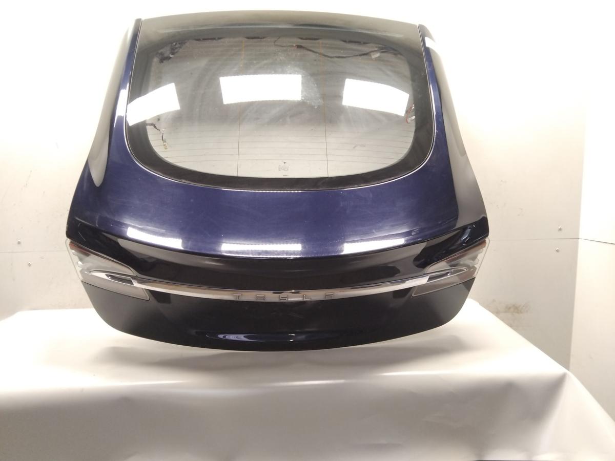 Tesla Model S original Heckklappe mit Heckscheibe PMMB pacificblue BJ2015