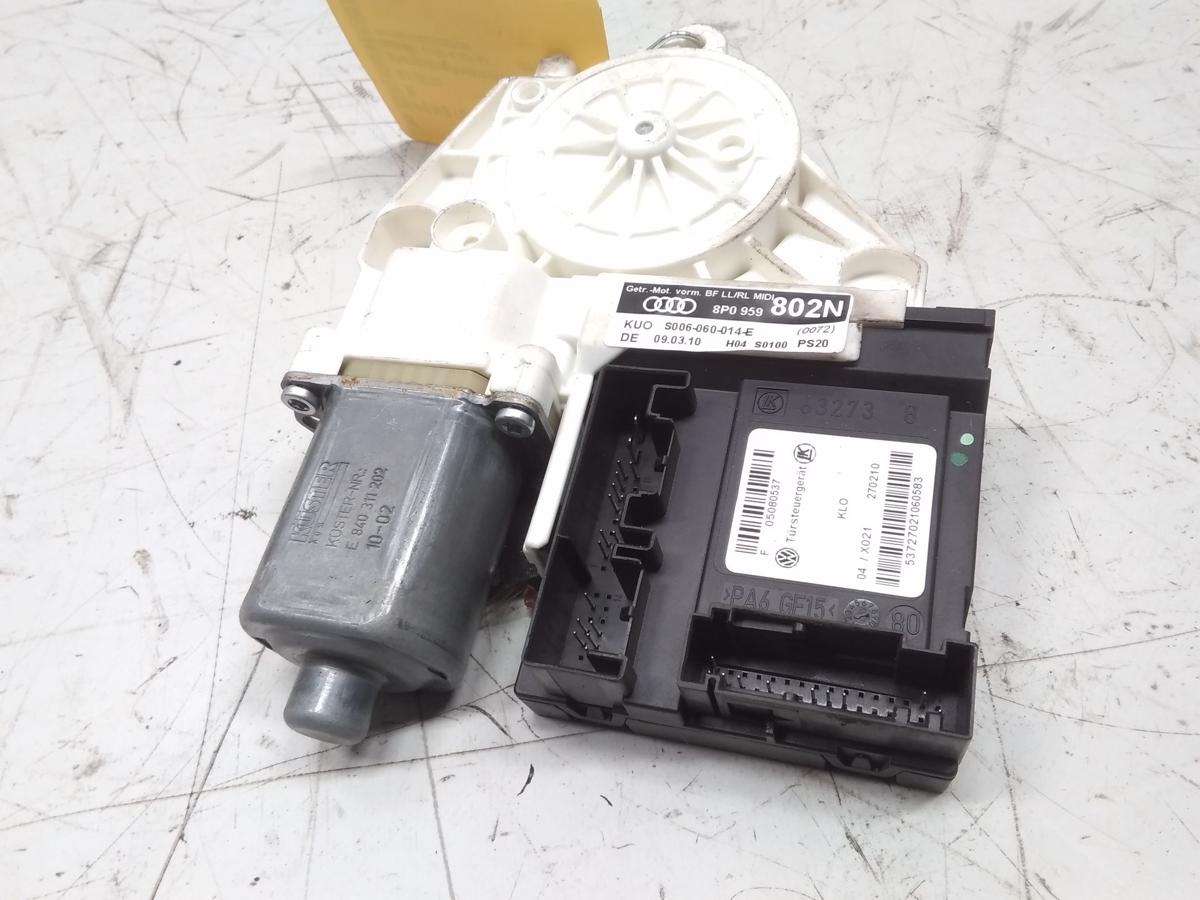 Audi A3 8P original Fensterhebermotor vorn rechts mit T&uuml;rsteuerger&auml;t Bj.2010