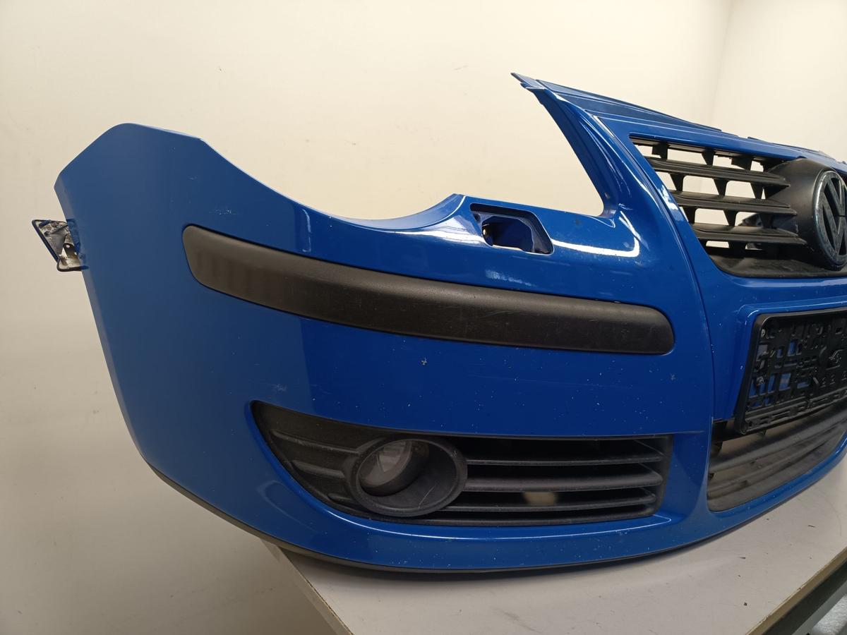 VW Polo 9N3 original Sto&szlig;stange vorne LA5F Summer Blue Baujahr 2007