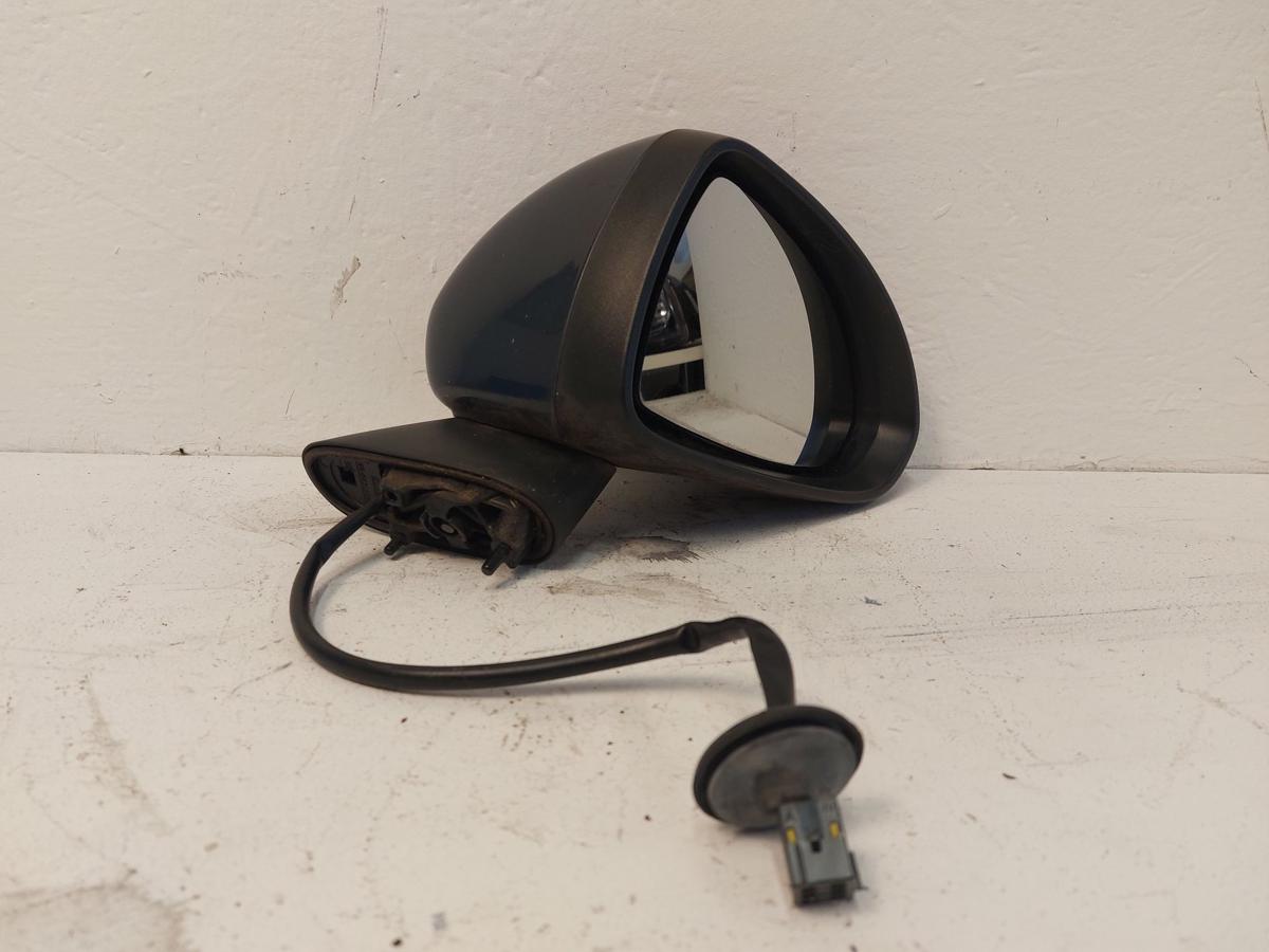 Opel Corsa D Aussenspiegel Spiegel Rückspiegel rechts elektr Z168 Metroblau Perl