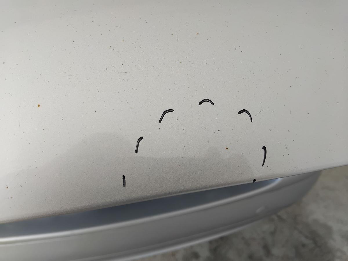 Mercedes A-Klasse W169 Heckklappe 761 polarsilbermetallic mit Scheibe BJ2005