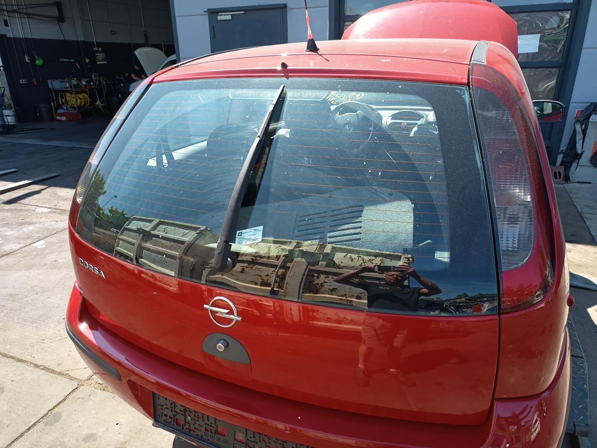 Opel Corsa C orig Heckklappe Deckel hinten Z573 Tizianrot Bj 2004