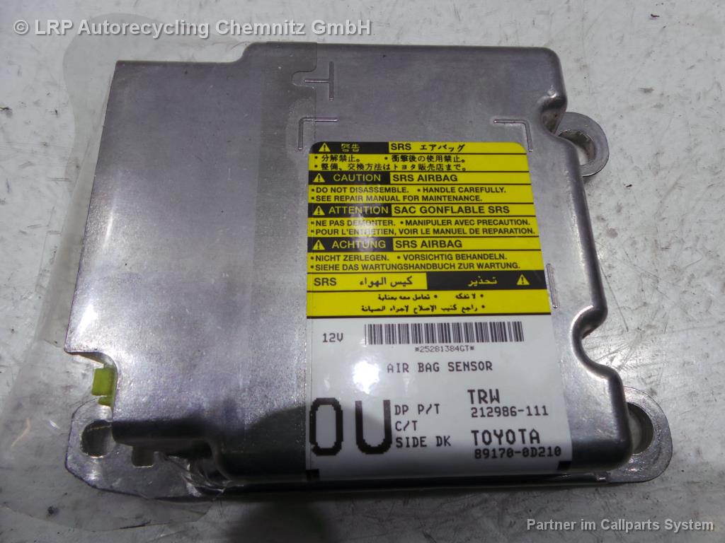 Steuergeraet Ai-rbag 89170-0D210 Toyota Yaris (08/05-,3/5-T) BJ: 2008
