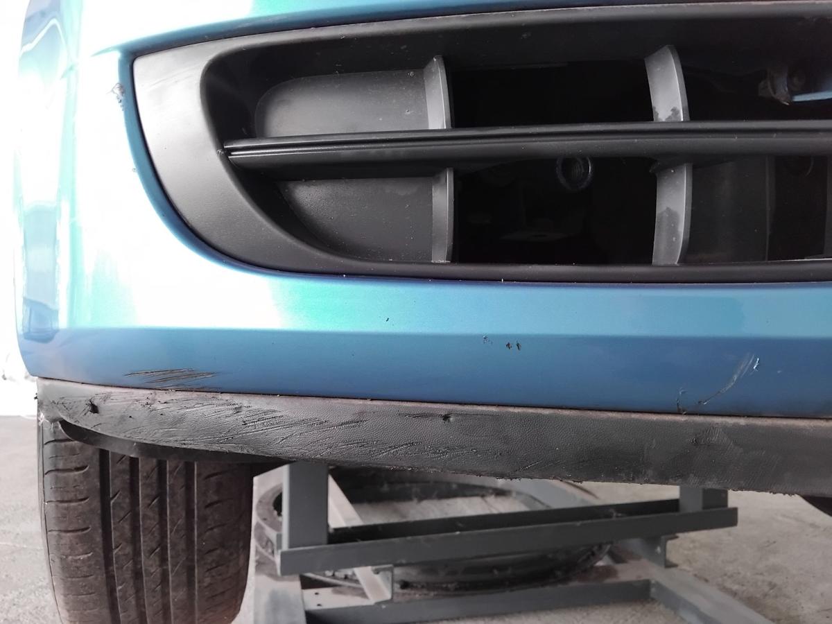 Skoda Roomster 5J original Stoßstange Stossfänger vorn beschädigt BJ2009 LF5S Indigoblaumetallic