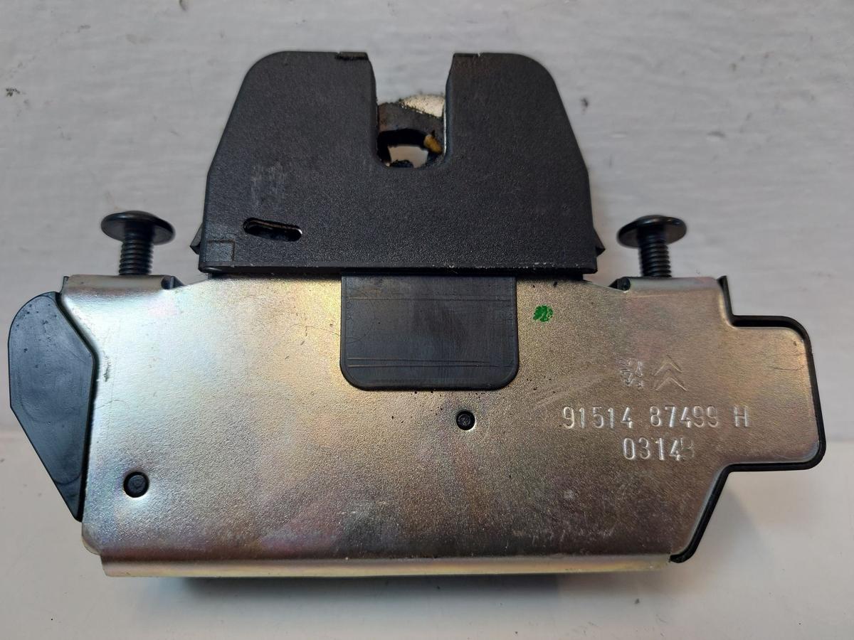 Peugeot 2008 I CU Schloss Heckklappe Heckklappenschloss mit ZV OEM