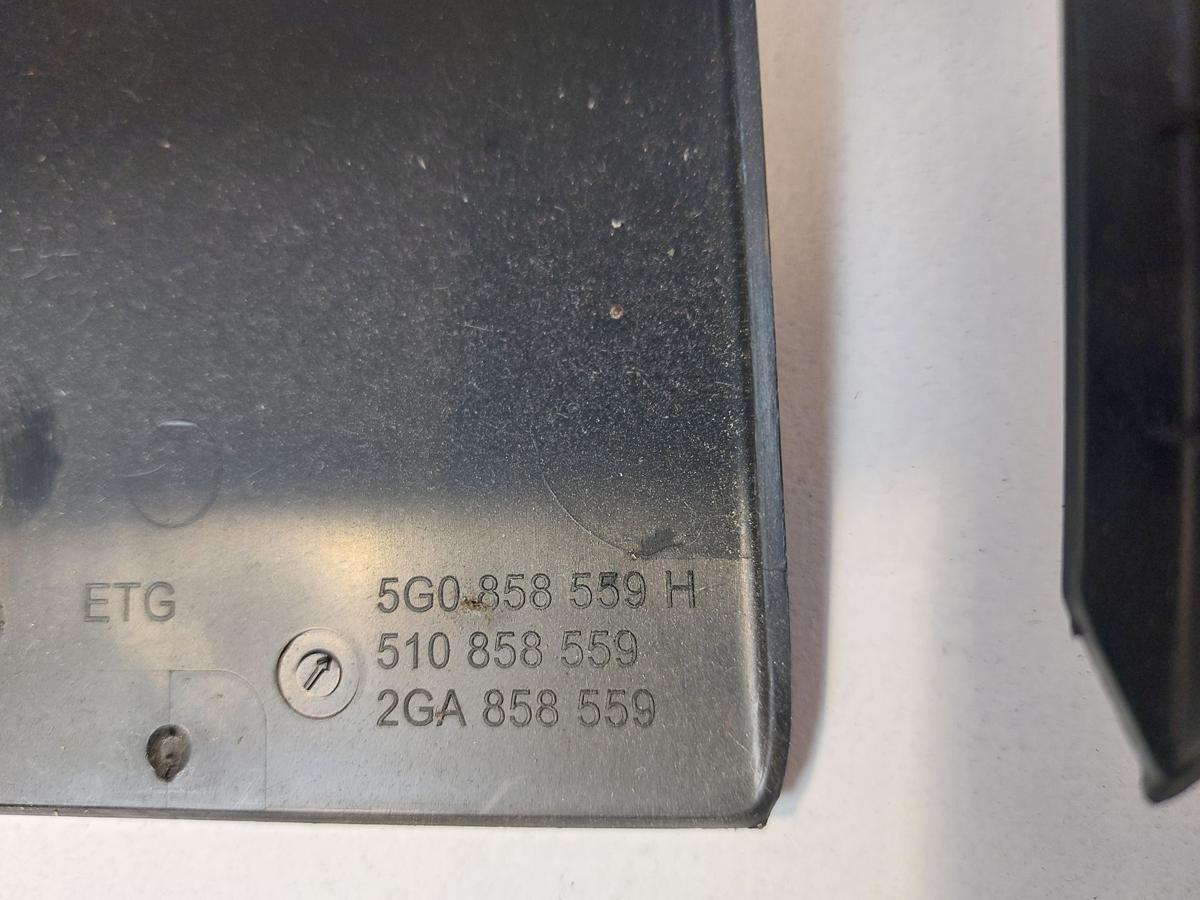 VW Golf 7 VII 5G AU Variant Verkleidung Lenksäule oben und unten OEM
