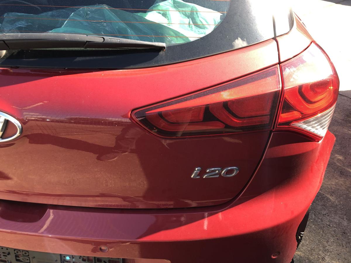 Hyundai i20 GB Heckklappe mit Heckscheibe 5 t&uuml;rig Rohbau Passion Red OR