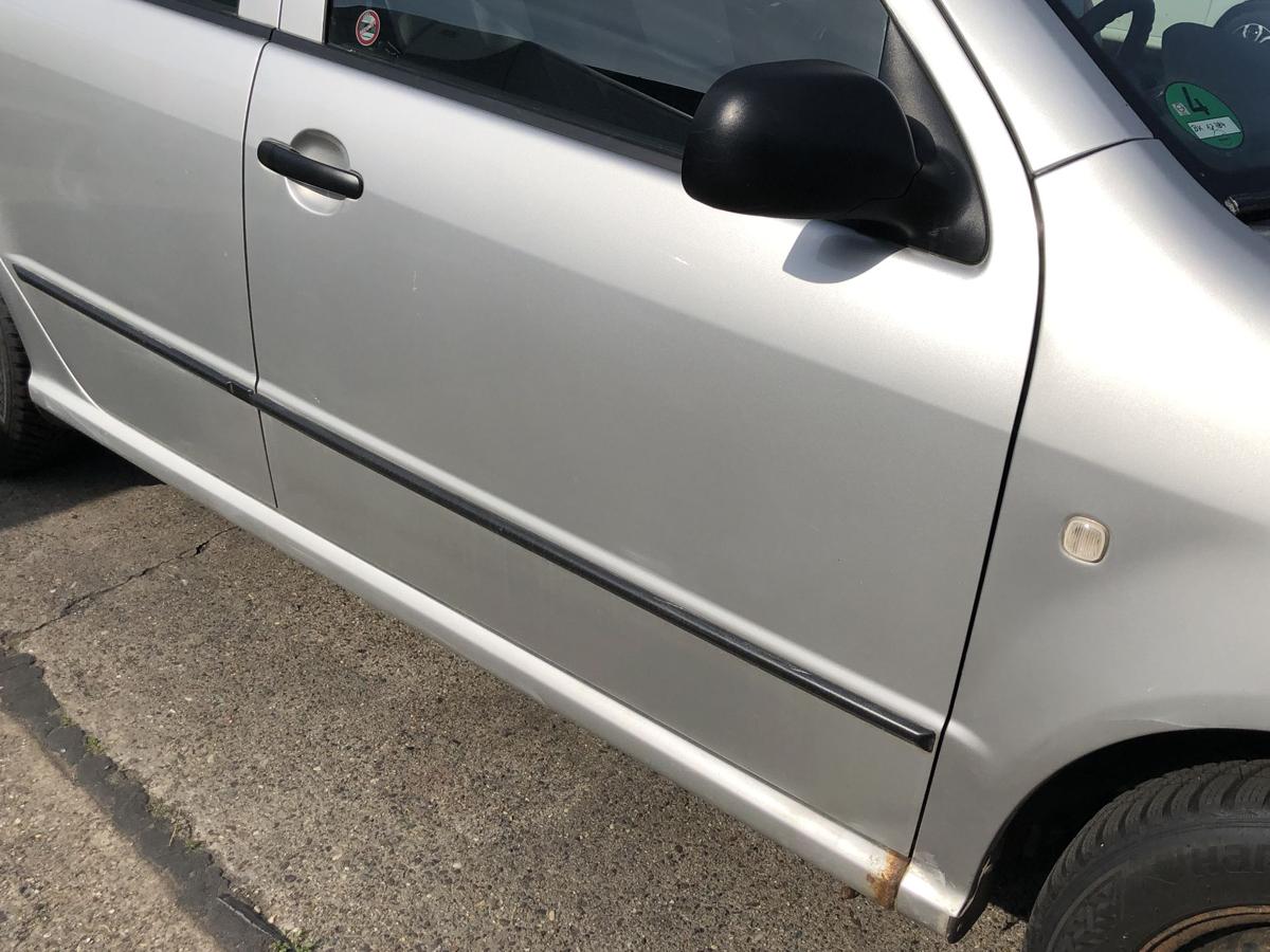 Skoda Fabia 6Y T&uuml;r vorn rechts Beifahrert&uuml;r Rohbau LF7T Diamant Silber Metallic